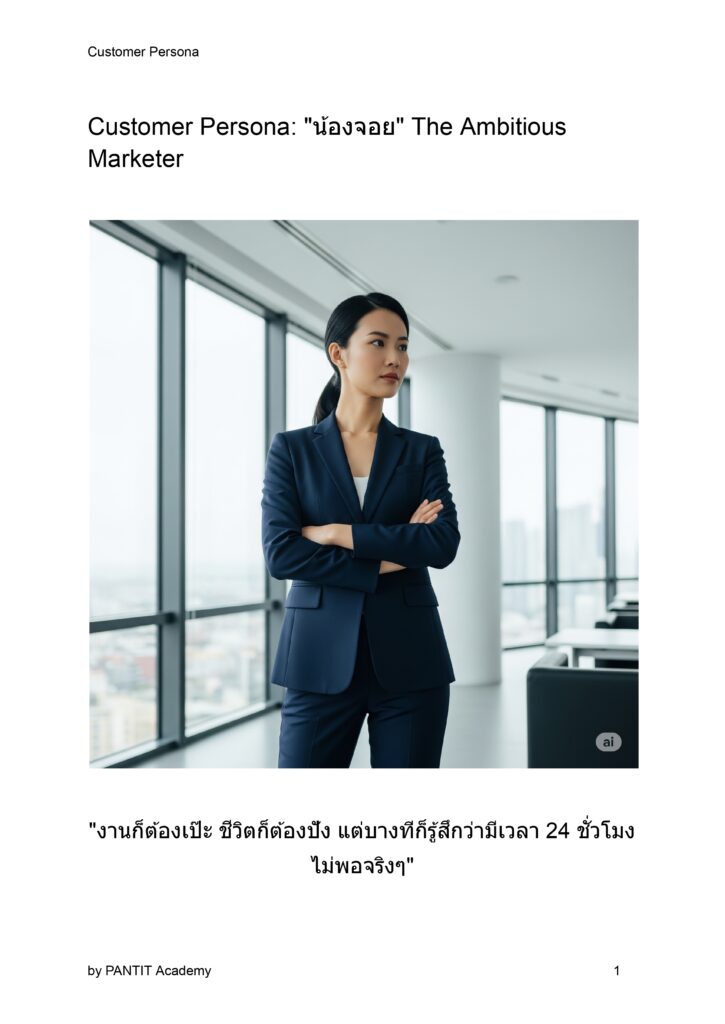 Customer Persona คืออะไร