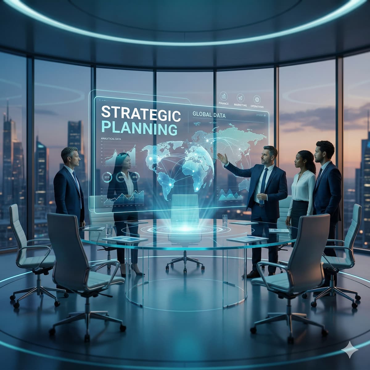 แผนภูมิการใช้ Gemini Deep Research วางแผนกลยุทธ์องค์กรยุคใหม่