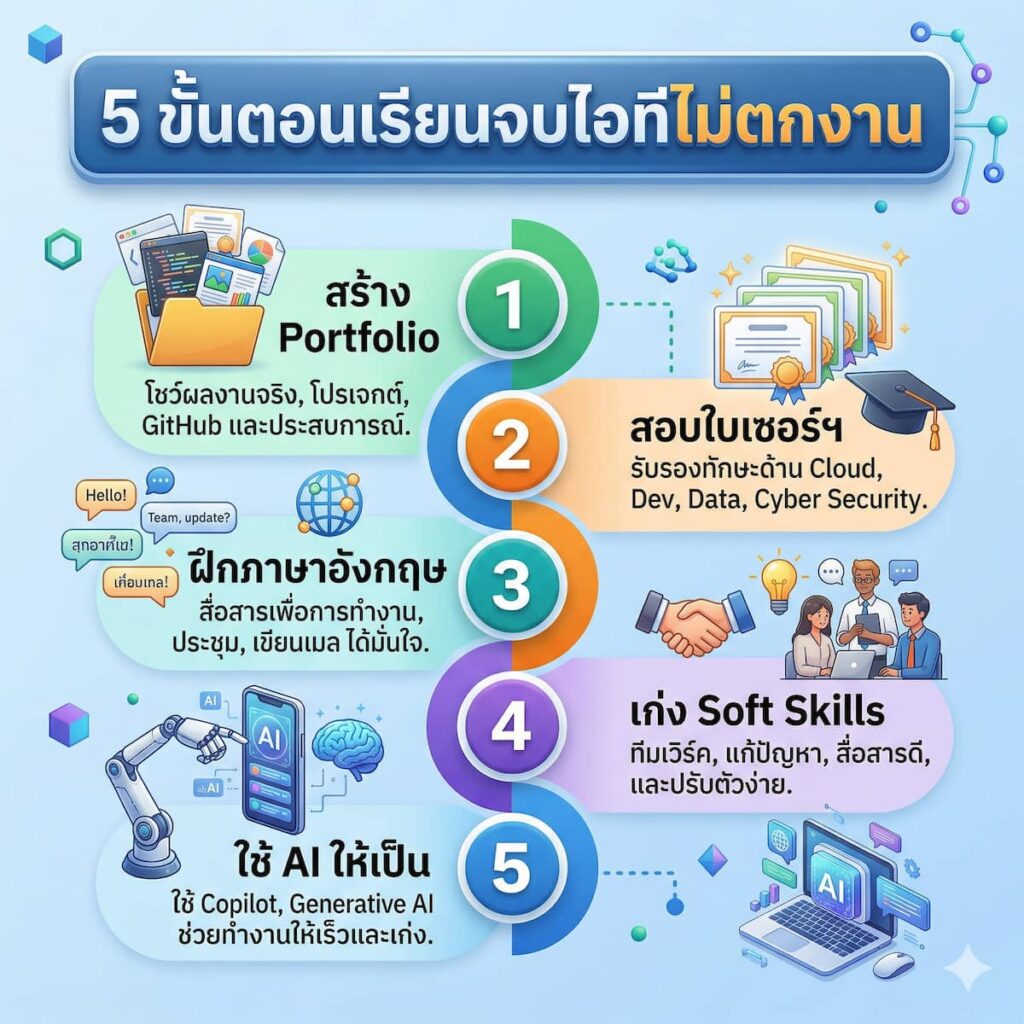 จบใหม่สาย IT ตกงาน