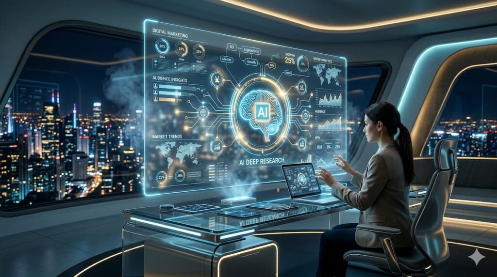 การทำการตลาดด้วย AI Deep Research
