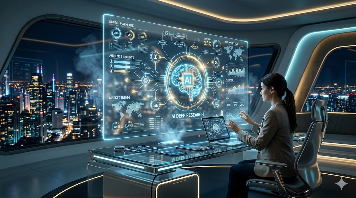 การทำการตลาดด้วย AI Deep Research