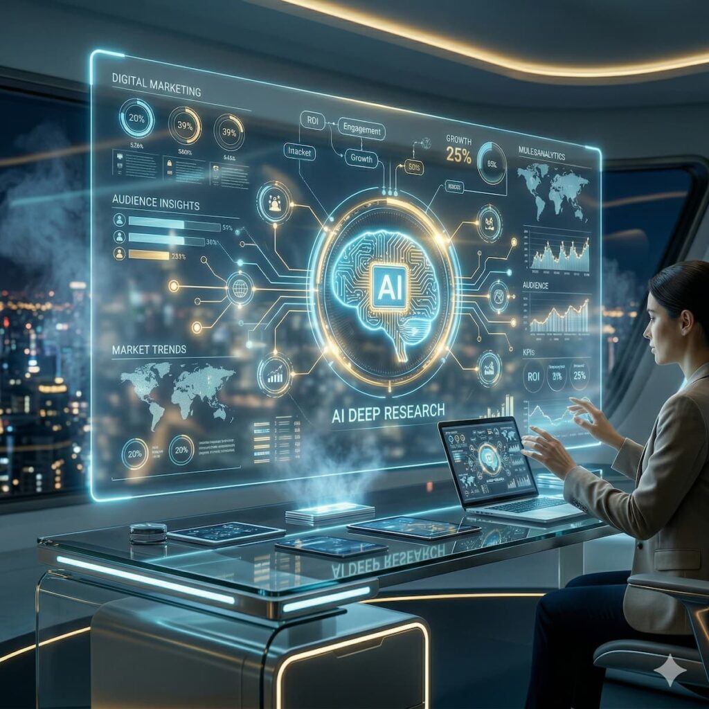การทำการตลาดด้วย AI Deep Research