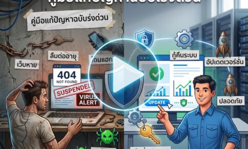แก้ปัญหาเว็บร้าง เว็บหาย เว็บโดนยึด เกิดจากอะไร? 2026