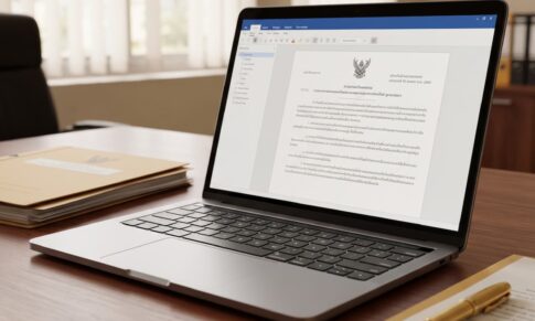 5 ขั้นตอน การใช้ Notebook สร้างเอกสารราชการ ให้ถูกต้องตามระเบียบสารบรรณ