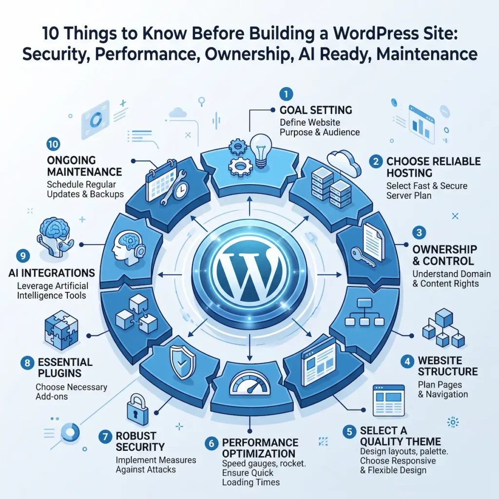 ก่อนทำเว็บองค์กร WordPress มี 10 เรื่องที่ผู้บริหารควรรู้ อินโฟกราฟิกสรุป 10 ข้อควรรู้ก่อนทำเว็บองค์กร WordPress
