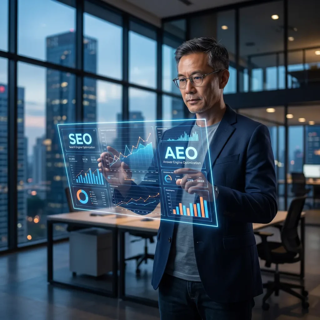 9 เหตุผลที่ SEO และ AEO คือส่วนหนึ่งของ Digital Marketing ยุค AI ที่ขาดไม่ได้ อาจารย์พันธุ์ทิตต์ ผู้เชี่ยวชาญด้าน Digital Marketing ชี้ให้เห็นถึงความสำคัญของ SEO และ AEO