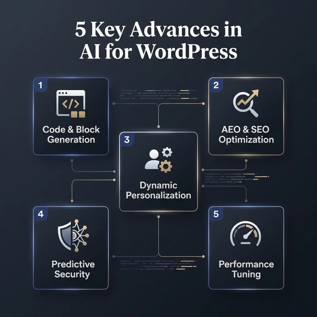 ทิศทาง AI WordPress กับ 5 การเปลี่ยนแปลงพลิกโฉมการทำเว็บ AI WordPress