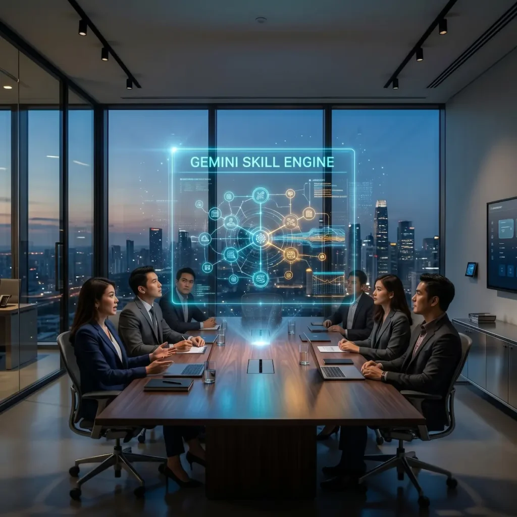 สถาปัตยกรรมระบบ Gemini Skill สำหรับการเชื่อมต่อข้อมูลและการทำงานแบบ AI Agent ในองค์กร